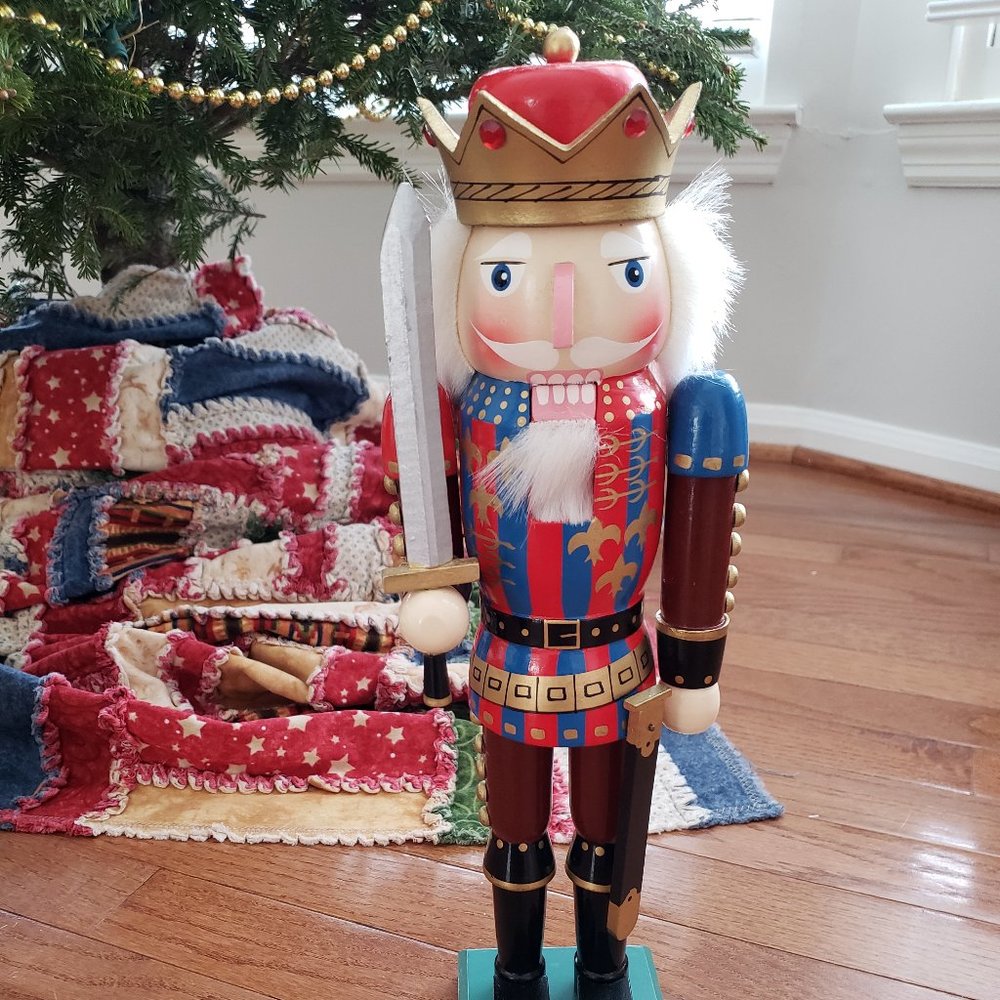 King nutcracker with sword